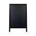Deflecto Double Sided Pavement A Frame Chalkboard 850x545x560mm Black PACB-85-BLK DF91454