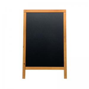 Deflecto Double Sided Pavement A Frame Chalkboard 850x545x440mm Teak