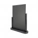 Deflecto Double Sided Small Countertop Chalkboard Information Display Black TCB-SM-BLK DF91469