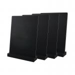 Deflecto Double Sided A4 Countertop Chalkboard Information Display Black (Pack of 4) TCB-A4-BLKX4 DF91472