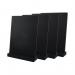 Deflecto Double Sided A4 Countertop Chalkboard Information Display Black (Pack of 4) TCB-A4-BLKX4 DF91472