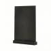 Deflecto Double Sided A4 Countertop Chalkboard Information Display Black (Pack of 4) TCB-A4-BLKX4 DF91472