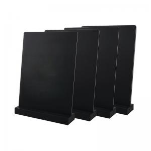 Deflecto Double Sided A5 Countertop Chalkboard Information Display