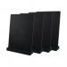 Deflecto Double Sided A5 Countertop Chalkboard Information Display Black (Pack of 4) TCB-A5-BLKX4 DF91474