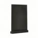 Deflecto Double Sided A5 Countertop Chalkboard Information Display Black (Pack of 4) TCB-A5-BLKX4 DF91474