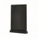 Deflecto Double Sided A5 Countertop Chalkboard Information Display Black (Pack of 4) TCB-A5-BLKX4 DF91474