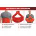 Deflecto Reusable Microwave Heating Pack Lower Back Orange DEFHP-LBW DF91650