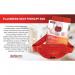 Deflecto Reusable Microwave Heating Pack Lower Back Orange DEFHP-LBW DF91650