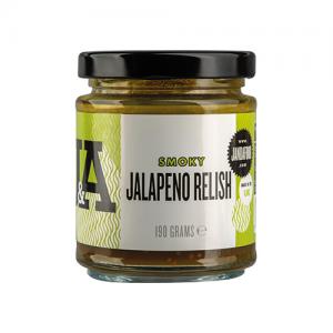 J & A Food Smoky Jalapeno Relish 190g Pack of 6