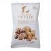 A 125g Truffle Hunter White Truffle & Lobster crisps bag sits on a pale surface. The pouch displays refined typography, an illustrated white truffle and lobster, a gold-accent seal, while a neat pile of golden, ridged crisps and a few shaved truffle pieces lie in front. Soft light highlights textures