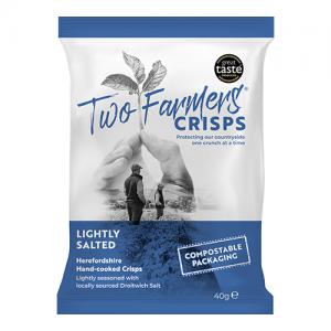 Two Farmers Lightly Salted 40g Pack of 24