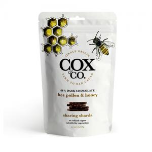 Cox&Co. Bee Pollen & Honey Chocolate Sharing Shards Pouch 120g