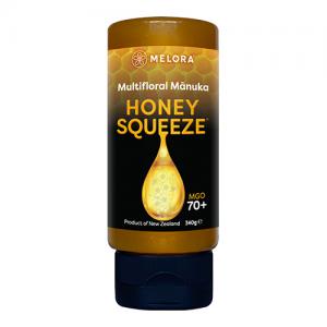 Melora Manuka Honey 70 MGO Squeeze 330g Pack of 8