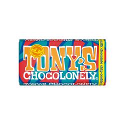 Tonyâ€™s Chocolonely Milk Chocolate Chip Cookie Fairtrade 180g Pack of 15
