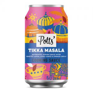 Potts Tikka Masala Curry Sauce with Roasted Cumin, Smoked Chilli and