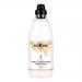 Six tall translucent green 1L bottles with curved shoulders and flip-top caps stand in a neat row on a clean white background. Labels display the Wilton London logo, cedarwood botanical illustration and eco icons; glossy plastic catches soft studio light.