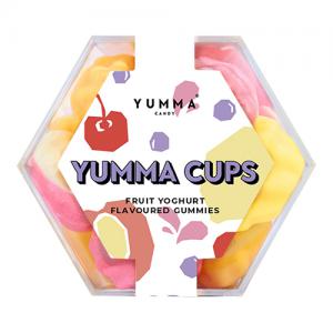 Yumma Candy Hexagon Yumma Cups 79g Pack of 8