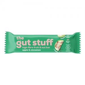 The Gut Stuff Apple & Cinnamon High Fibre Fruit & Nut Bar 35g