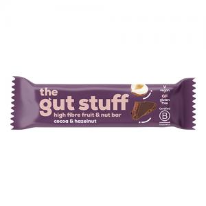The Gut Stuff Cocoa & Hazelnut High Fibre Fruit & Nut Bar 35g