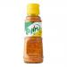 Photo shows a 45 g clear plastic jar of Tajín Habanero powder: bright red-orange seasoning visible through the container, white screw-top lid, and a bold red-and-yellow Tajín label with a habanero illustration. Several jars sit aligned on a grocery shelf.