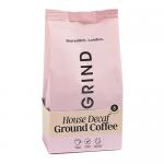 Grind Coffee Shelf Ready Refill Pouch – Ground Bean (Decaf House Blend) 200g Pack of 6