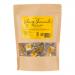 Image shows a rectangular multipack of JP’s Originals Calming Chamomile 60g, containing 15 individual packets neatly stacked and shrink-wrapped. Packaging features soft yellow and white tones, chamomile flower illustrations, green leaf accents and bold JP’s Originals branding.