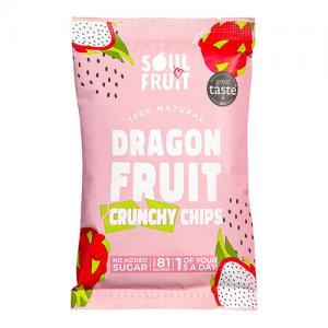 Soul Fruit Crunchy Dragon Fruit Chips 20g Pack of 10