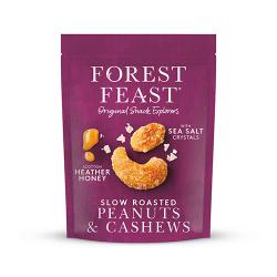 Forest Feast Scottish Heather Honey Roasted Peanuts & Cashews 120g Pack of 8