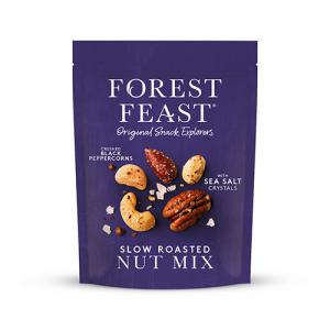Forest Feast Sea Salt & Black Peppercorn Nut Mix 120g Pack of 8
