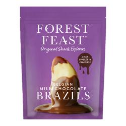 Forest Feast Belgian Milk Chocolate Brazils 120g Pack of 8