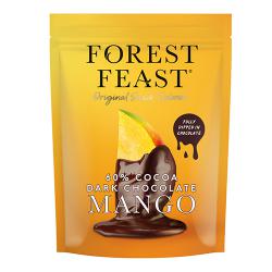 Forest Feast Belgian Dark Chocolate Mango Strips 120g Pack of 6