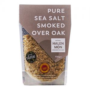 Anglesey Sea Salt Halen Mon Oak Smoked Sea Salt 100g Pack of 10