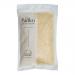 Packaged 200g bag of Emma Basic Panko breadcrumbs sits upright, clear window revealing light, flaky golden crumbs. Simple label displays brand name and product title with concise graphics in muted tones. Background is neutral, spotlighting texture and packaging details. Details show small icons near.