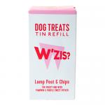 W’ZIS Tin Refills: Lampost and Chips Dog Treats 48g Pack of 20