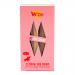 A glossy W’ZIS bag of Smoky Fang dog chews fills the frame. The W’ZIS logo tops a smoky, charcoal background; a clear window reveals nine dark-brown, ridged chew sticks stacked inside. Bold product name and small icons line the lower edge of the package.