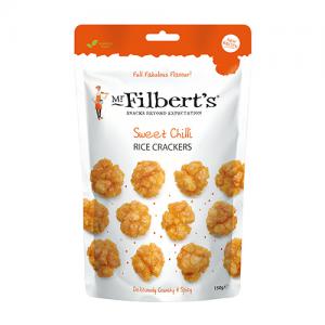 Mr Filberts Sweet Chilli Rice Crackers 150g Pack of 6
