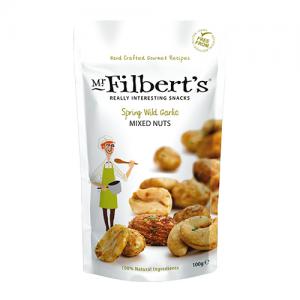 Mr Filberts Spring Wild Garlic Mixed Nuts 100g Pack of 12