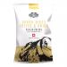 An image shows multiple Made For Drink crisps packets labelled English Heritage Baron Bigod Cheese & Onion. Cream-and-ochre bags feature a vintage portrait, stylised cheese and onion illustrations and bold dark typography, neatly stacked on a plain surface.