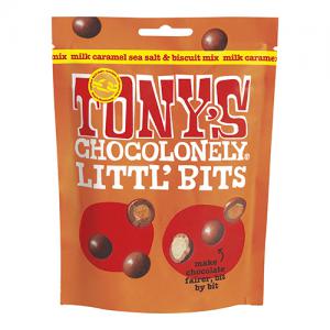 Tonys Chocolonely Littl Bits Milk Caramel Sea Salt & Biscuit Mix