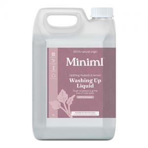 Miniml Washing Up Liquid Wild Rhubarb & Lemon 5L Pack of 2