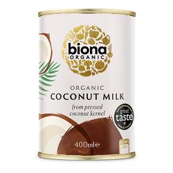 Biona Organic Coconut Milk 400Ml Pack of 6