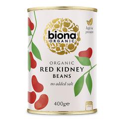 Biona Organic Red Kidney Beans 400G Pack of 6