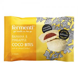 Fermenti Banana & Pineapple Coco Bites with almond fondant 12g