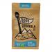 Six identical 400g Good Granola Co packets stand in a neat cluster against a neutral background. Front labels show the brand name, Mixed Nut & Dark Chocolate text and a small squirrel logo. Loose granola, whole nuts and dark chocolate pieces scatter across the foreground. Soft light reveals texture.