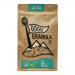 A glossy pack of six Good Granola Co boxes sits against a neutral background. Each 400g box shows illustrations of figs, dates and walnuts around the logo. Earthy tones, hand-drawn fruit, clear product name and nutritional panels on the sides are visible. Showing textured clusters and walnut pieces.