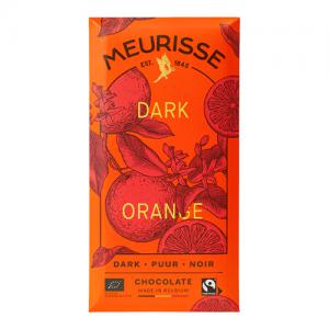 Meurisse Dark chocolate with Orange 100g Pack of 15
