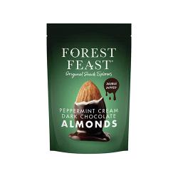Forest Feast Dark Chocolate Peppermint Cream Almonds 120g Pack of 8