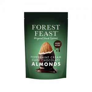 Forest Feast Dark Chocolate Peppermint Cream Almonds 120g Pack of 8