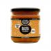 A round tin displays the Bold Bean Classic Baked Beans label with bold navy and orange colors. The 325g weight appears near the brand name. A glossy photograph of baked beans fills a circular window while ingredient and nutritional text line the bottom and sides. Glossy lid and slightly crimped rim.