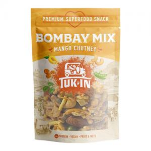 Tuk In Foods Mango Chutney Bombay Mix 40g Pack of 9
